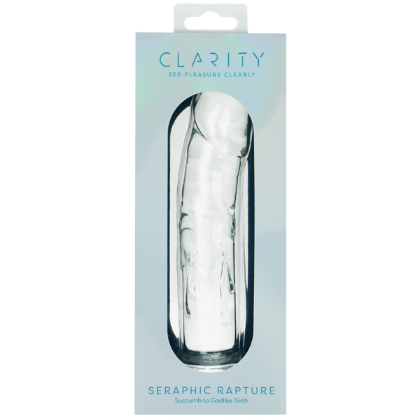 Seraphic Rapture Handblown Borosilicate Glass Sculpted 7 Inch Dildo > Glass > Dildos