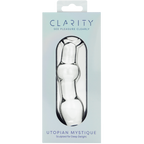 Utopian Mystique 5.2 Inch Ribbed Borosilicate Glass Anal Dildo > Glass > Dildos