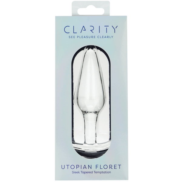 Utopian Floret – Handcrafted 4.3 Inch Glass Butt Plug > Glass > Toys