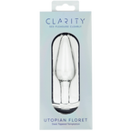 Utopian Floret Handcrafted Borosilicate Glass Butt Plug 4.3 Inch Insertable Length > Glass > Toys