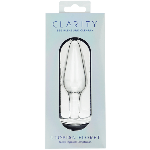 Utopian Floret – Handcrafted 4.3 Inch Glass Butt Plug > Glass > Toys