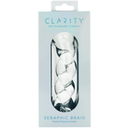 Seraphic Braid 5.7 Inch Borosilicate Glass Dildo Handblown Spiral Design Dildo > Glass > Dildos