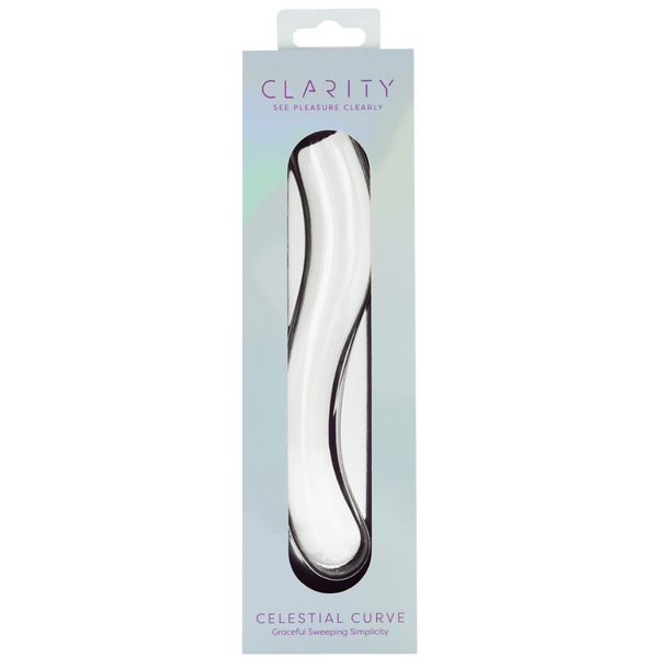 Celestial Curve 7.1 Inch Handblown Borosilicate Glass Double-Ended Dildo > Glass > Dildos