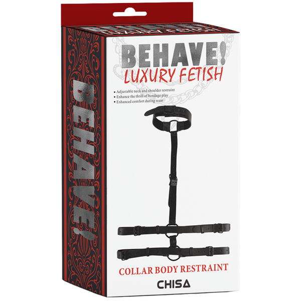 Collar Body Restraint – Adjustable Bondage Restraint > Bondage Gear > Collars & Leashes
