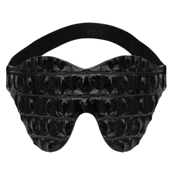 Love Is Blind Alligator Pattern Blindfold – Adjustable Elastic Strap Blindfold > Bondage Gear > Blindfolds
