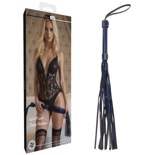 Beginners Whip - Heavy Tail Pu Leather Wrist Loop Design Secondary image