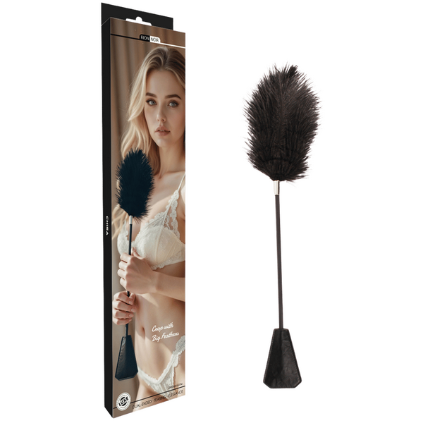Dual-Ended Soft Feather Crop With Firm Small Paddle and Core Secondary image