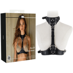 Show Off Front Open Adjustable Lace Chest Harness With Strap > Clothes > Womens Harnesses