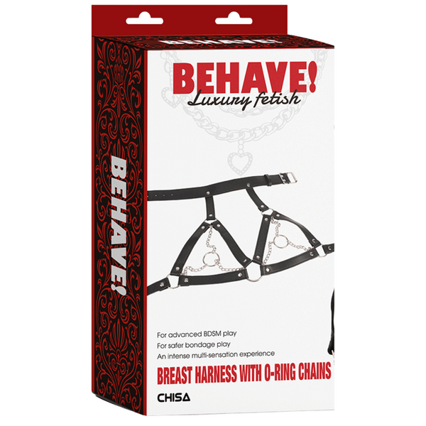 Breast Harness with O-Ring Chains – BDSM Bondage Harness > Clothes > Womens Harnesses