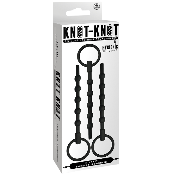 Silicone Ribbed Urethral Sounding Kit – Medical-Grade Flexible Urethral Sounds > Sex Toys For Men > Sounding Rods