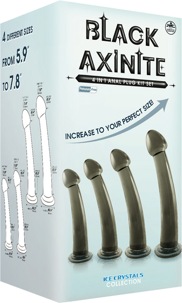 4 in 1 Anal Plug Kit – Flexible Hygienic Suction Cup Base Anal Plugs > Anal Range > Butt Plug Kits