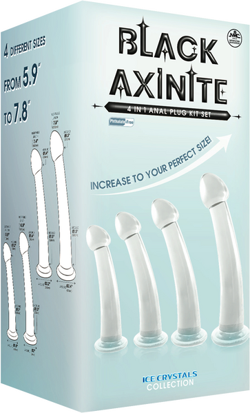 4 in 1 Anal Plug Kit – Flexible Hygienic Suction Cup Base Anal Plugs > Anal Range > Butt Plug Kits