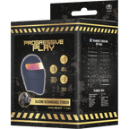 Silicone Rechargeable Stroker – 10 Speed Magnetic Charging > Sex Toys For Men > Masturbators > Vibrating