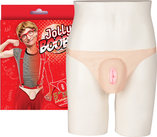 Jolly Booby Inflatable Pussy – Compact Inflatable Sex Toy Made from Body-Safe Vinyl > Novelties > Gag Gifts