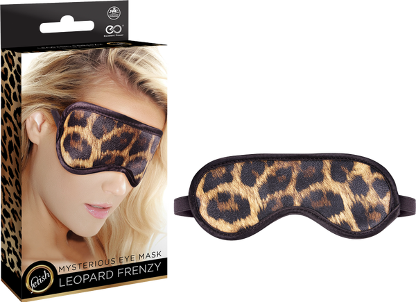 Mysterious Leopard Print Eye Mask – Soft Breathable Fabric Eye Mask > Bondage Gear > Blindfolds