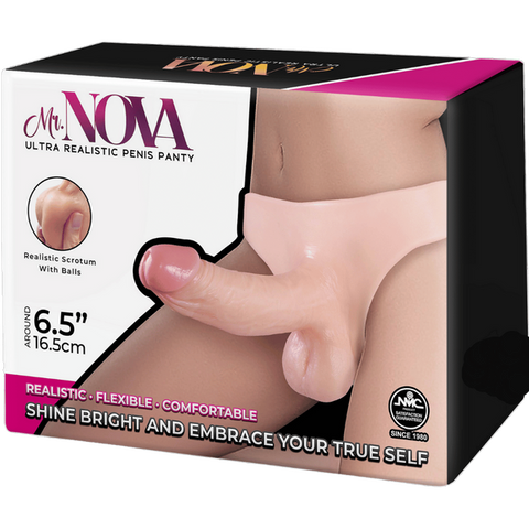 Ultra Realistic 6.5 Inch Penis Panty – Flexible Comfortable Underwear > Gender > Bodyforms