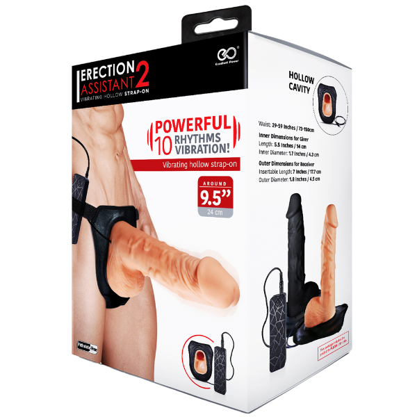 Erection Assistant 2 – Strap-On - 3 Sizes > Dildos > Hollow Strap Ons