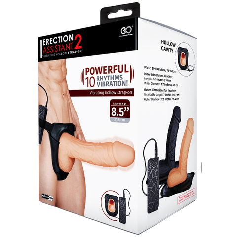 Erection Assistant 2 – 8.5 Inch Strap-On > Dildos > Hollow Strap Ons