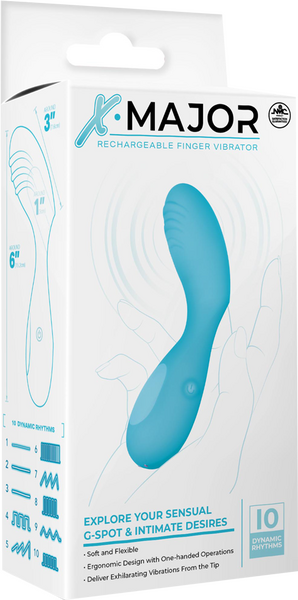 Rechargeable Finger Vibrator – Soft Flexible One-Handed Operation Vibrator > Vibrators > Finger Vibrators