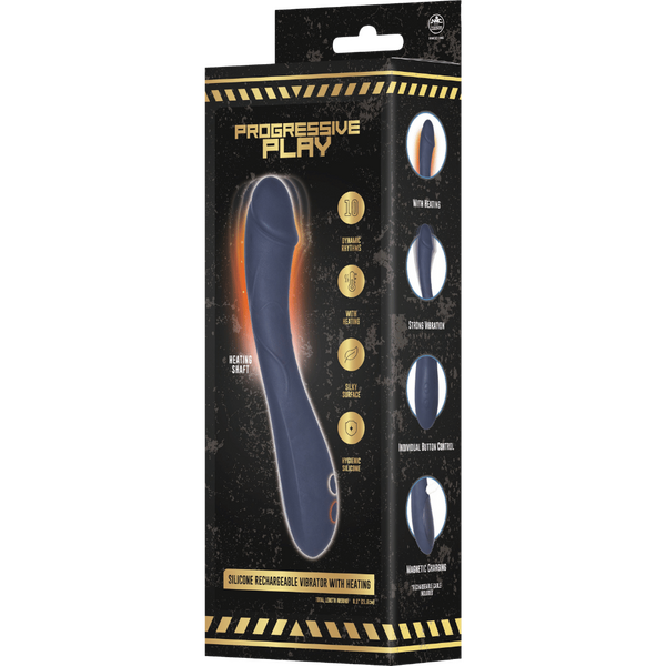 Heated Silicone Rechargeable 10 Mode Dynamic Magnetic Vibrator > Vibrators > Standard Vibrators