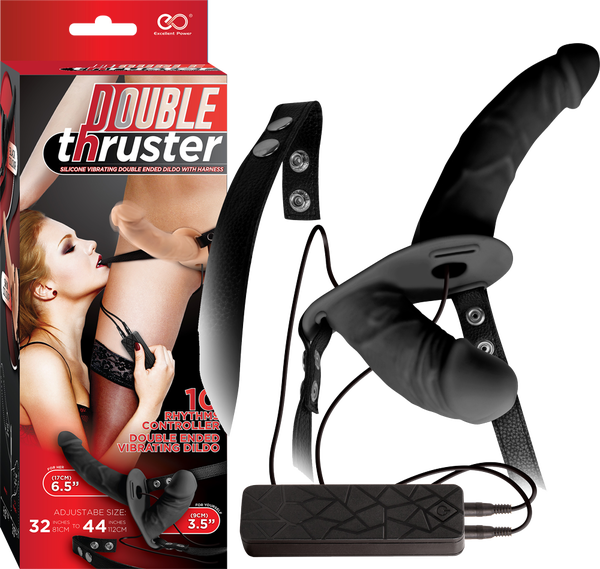 Double Thruster Strap-On – Strap-On (4) > Dildos > Strapless Strap Ons
