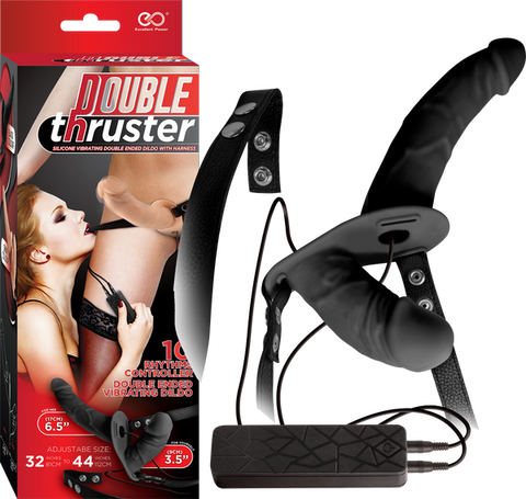Double Thruster Strap-On – Strap-On > Dildos > Strapless Strap Ons