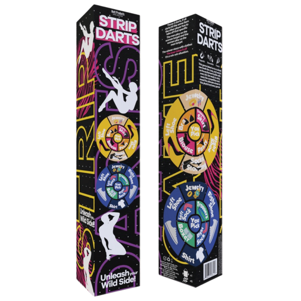 Strip Darts Game Reversible Magnetic Dartboard with Woman and Man Designs – Adult Party Game > Novelties > Games