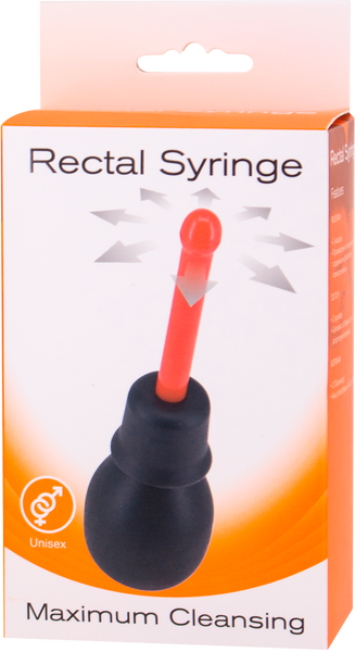 Uni-Sex Rectal Syringe Compact Design Hygiene Syringe for Anal Cleaning and Preparation Red > Essentials > Douches