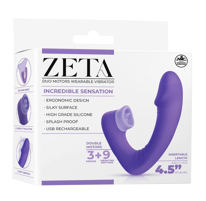 Dual Motor Wearable Vibrator – Splashproof 4.5 Inch USB Rechargeable Vibrator > Sex Toys For Ladies > Panty Vibes