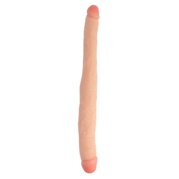 Double Trouble – Realistic Feel Dual Dildo for Anal and Vaginal Use > Dildos > Double Dildos