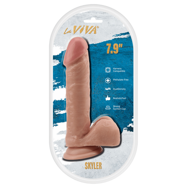Skyler Body Safe Realistic Dildo - 7.9 Inch Flexible Silicone > Dildos > Realistic Dildos
