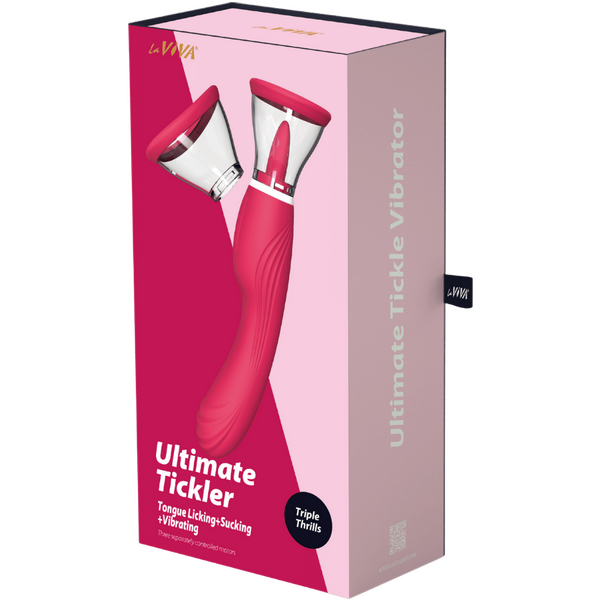 LaViva Ultimate Tickler – Multi-Function 10 Inch Tongue Licking Vibrator > Sex Toys For Ladies > Clitoral Vibrators and Stimulators