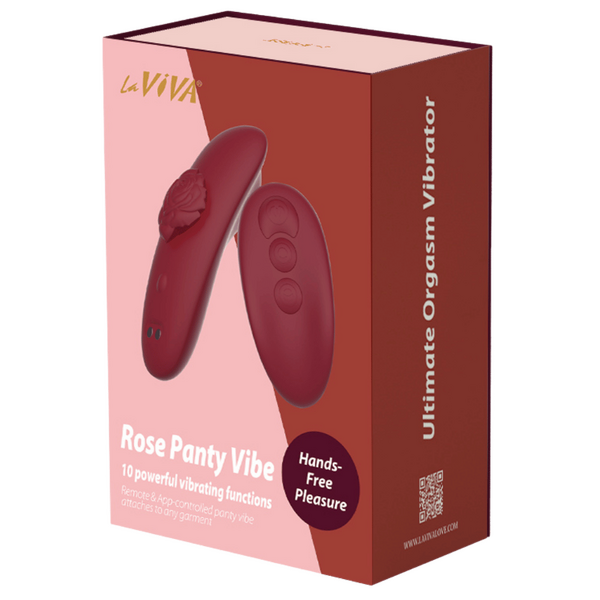 Laviva Rose Panty Vibe – Compact Shape Panty Vibrator > Sex Toys For Ladies > Panty Vibes