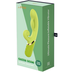 Vibrating Inflating Green Bean - Multi Function Toy > Sex Toys For Ladies > Air Pulsation