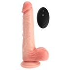 Remote Rechargeable Chad Realistic Flesh Dildo