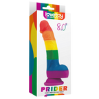 Prider Curved Medical Grade Silicone Dildo 8 Inch > Dildos > Realistic Dildos