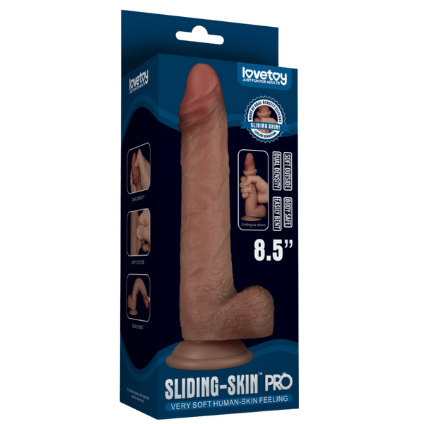 Sliding Skin Pro Series Dual Layer Silicone 8.5" Dong > Dildos > Realistic Dildos