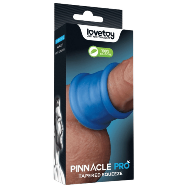 Tapered Squeeze Stretcher – Dual-Function Penis Ring and Ball Stretcher Silicone Device > Sex Toys For Men > Ball Stretchers