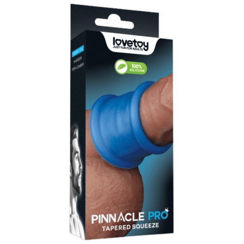 Tapered Squeeze Stretcher – Dual-Function Penis Ring and Ball Stretcher Silicone Device > Sex Toys For Men > Ball Stretchers