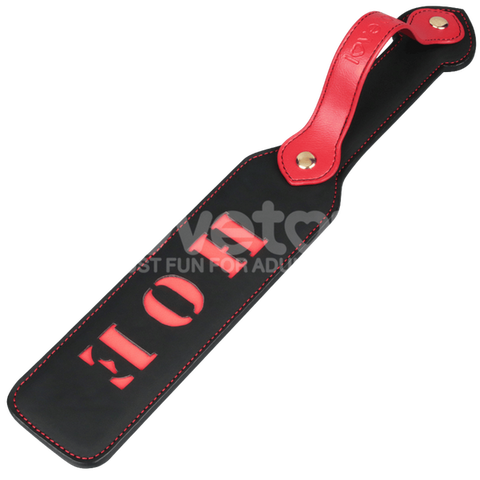 Rebellion Reign – 15 Inch PU Paddle with Cut-Out Design Paddle > Bondage Gear > Paddles