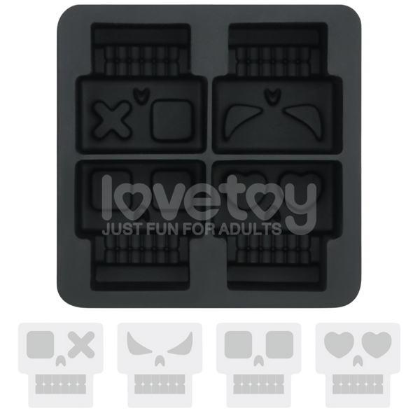 Skull Silicone Ice Tray – Flexible Food-Grade Silicone Drink Accessory > Novelties > Party Supplies