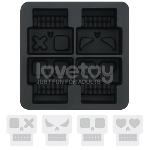 Skull Silicone Ice Tray – Flexible Food-Grade Silicone Drink Accessory > Novelties > Party Supplies