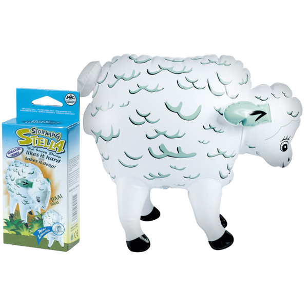 Storming Stella Mini Blow-Up Sheep – 12 Inch Inflatable Toy One Size > Novelties > Gag Gifts