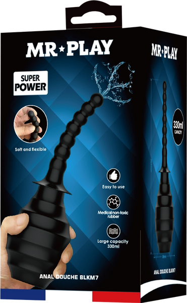 Anal Douche BLKM7 – Large Capacity Flexible Nozzle Anal Douche > Essentials > Douches