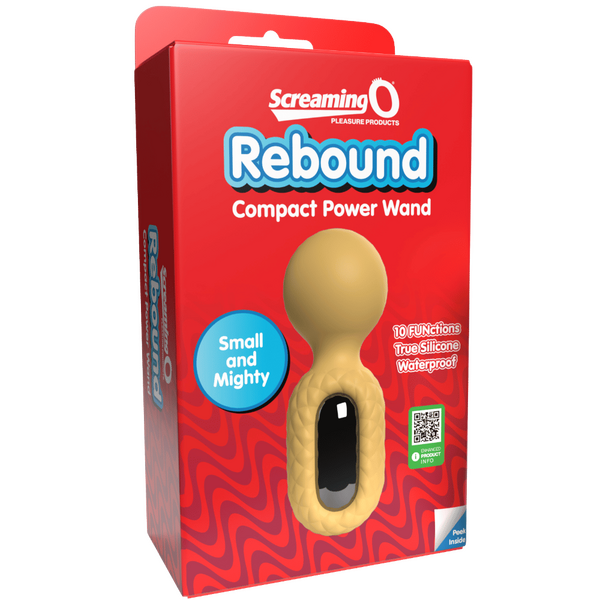 Cuties Rebound Compact Power Wand – Waterproof Rechargeable Wand Vibrator > Sex Toys > Mini Massagers