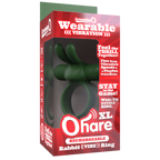 Ohare XL (Black | Blue | Green) – Rechargeable Large Rabbit Vibrator > Cock Ring > Vibrating
