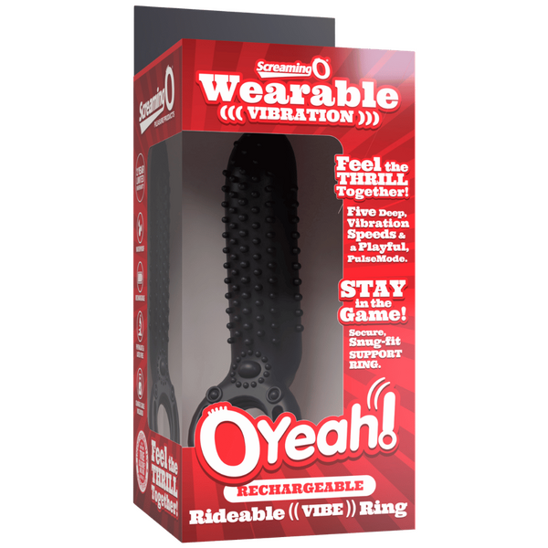 Oyeah Rechargeable Silicone Rideable Vibe Ring – Premium Silicone Vibrating Ring > Cock Ring > Vibrating