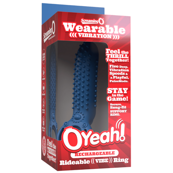 Oyeah Rechargeable Silicone Rideable Vibe Ring – Premium Silicone Vibrating Ring > Cock Ring > Vibrating