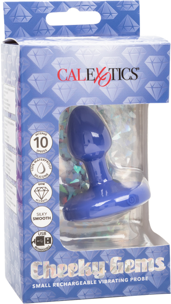 Cheeky Gems Small Rechargeable Vibrating Probe – Flexible Silicone Vibrator > Anal Range > Vibrating Butt Plugs