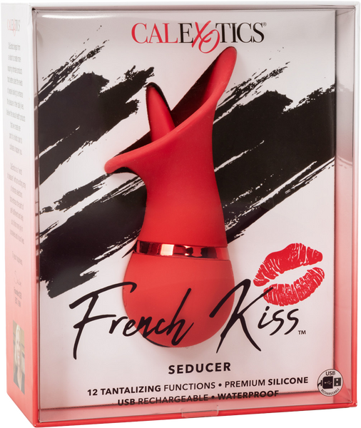 French Kiss Seducer – Compact Massager with 12 Functions Vibrator > Sex Toys For Ladies > Clitoral Vibrators and Stimulators